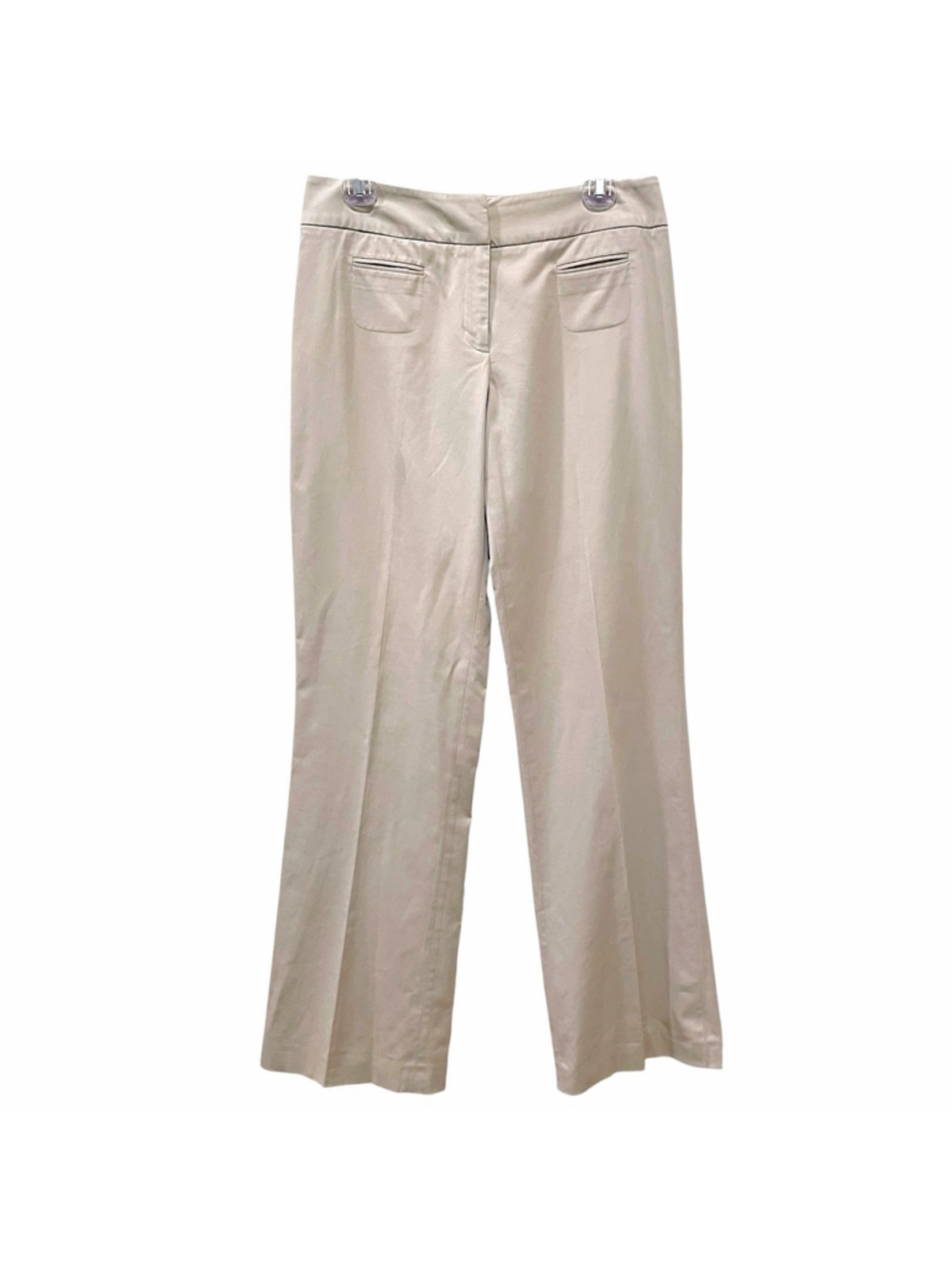 Talbots Womens Size 8 Flat Front Trousers Made of Italian Fabric